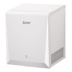 Mitsubishi Wave - Jet Towel - White Hands-Under Hand Dryer