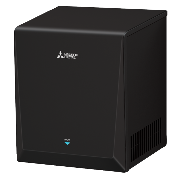 Mitsubishi Electric Wave U02 Jet Towel Smart Hand Dryer Black JT-S2AP-B-NE