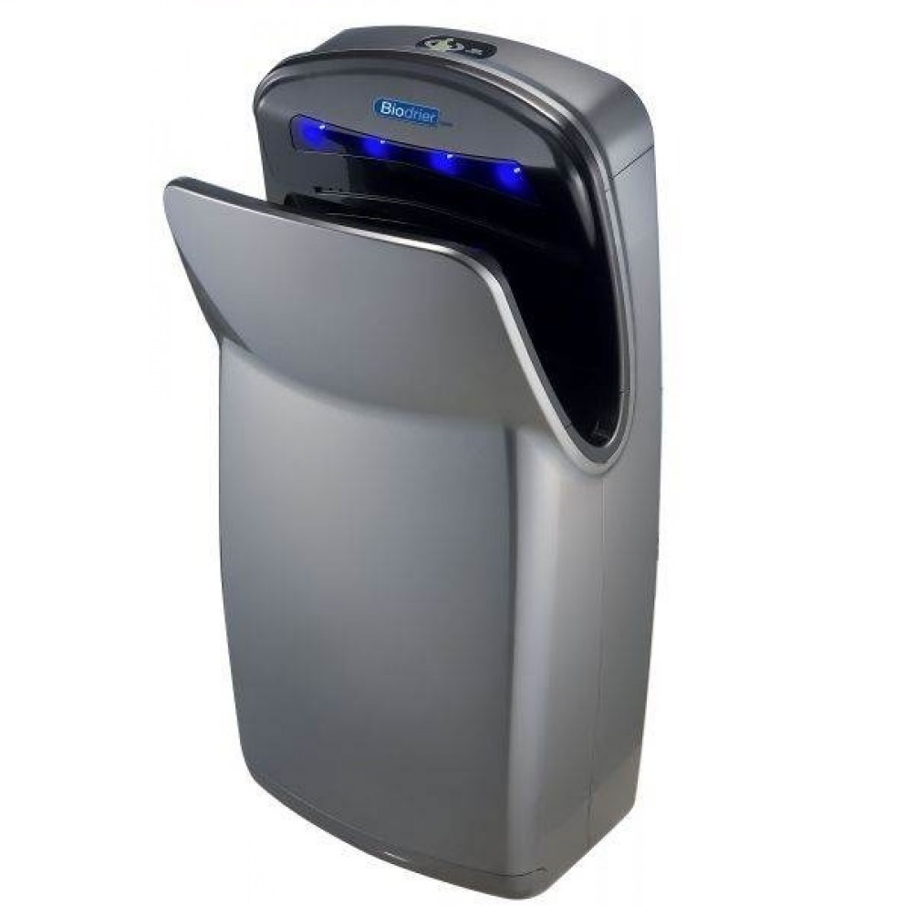 Biodrier Executive BE1000S hand dryer in silver