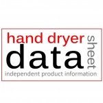 Hand dryer performance data