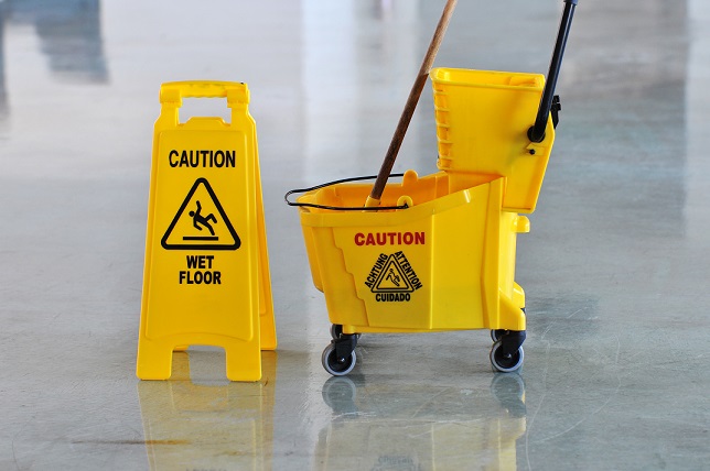 Mess on Washroom Floors.